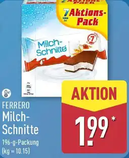 Aldi Nord FERRERO Milch Schnitte Angebot