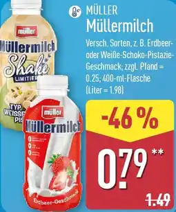 Aldi Nord MÜLLER Müllermilch Angebot