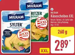 Aldi Nord MILRAM Käsescheiben XXL Angebot