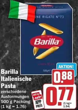 HIT Barilla Italienische Pasta Angebot