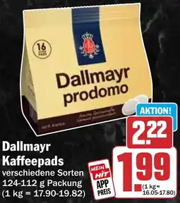 HIT Dallmayr Kaffeepads Angebot