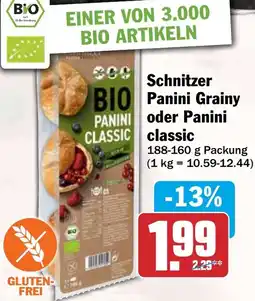 HIT Schnitzer Panini Grainy oder Panini Classic Angebot
