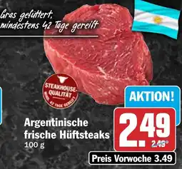 HIT Argentinische frische Hüftsteaks Angebot