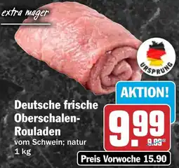 HIT Deutsche frische Oberschalen Rouladen Angebot