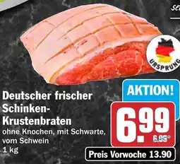 HIT Deutscher frischer Schinken Krustenbraten Angebot