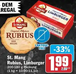 HIT St. Mang Rubius, Limburger Angebot