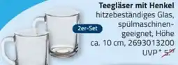 ROLLER Teegläser mit Henkel Angebot