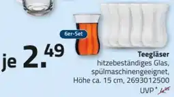 ROLLER Teegläser Angebot