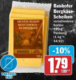 HIT Bauhofer Bergkäse Scheiben Angebot