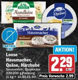 HIT Loose Hausmacher, Quäse, Harzbube Angebot