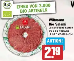 HIT Wiltmann Bio Salami Angebot