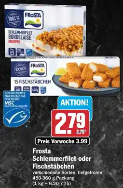 HIT Frosta Schlemmerfilet oder Fischstäbchen Angebot