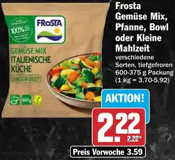 HIT Frosta Gemüse Mix, Pfanne, Bowl oder Kleine Mahlzeit Angebot