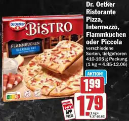 HIT Dr. Oetker Ristorante Pizza, Intermezzo, Flammkuchen oder Piccola Angebot