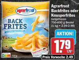 HIT Agrarfrost Backfrites oder Knusperfrites Angebot