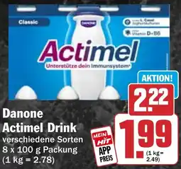 HIT Danone Actimel Drink Angebot