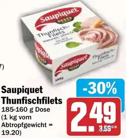 HIT Saupiquet Thunfischfilets Angebot