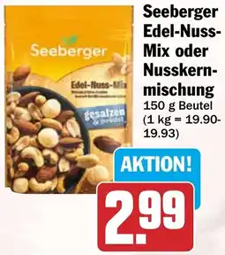 HIT Seeberger Edel-Nuss Mix oder Nusskernmischung Angebot