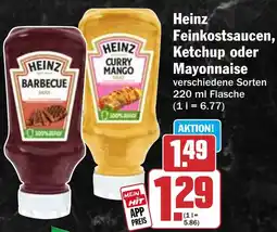 HIT Heinz Feinkostsaucen, Ketchup oder Mayonnaise Angebot