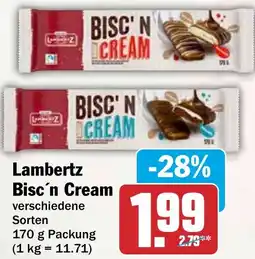 HIT Lambertz Bisc'n Cream Angebot