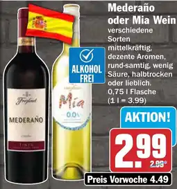HIT Mederaño oder Mia Wein Angebot