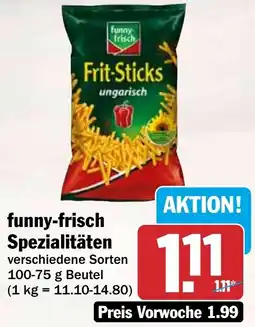 HIT funny-frisch Spezialitäten Angebot