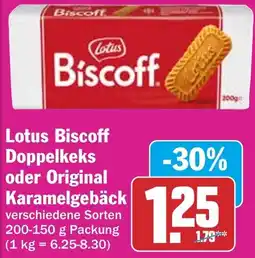 HIT Lotus Biscoff Doppelkeks oder Original Karamelgebäck Angebot