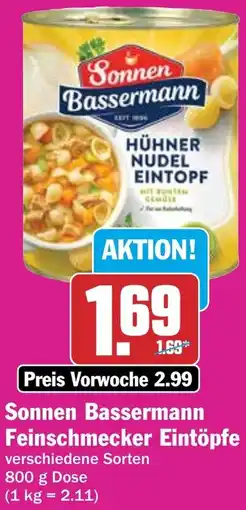 HIT Sonnen Bassermann Feinschmecker Eintöpfe Angebot