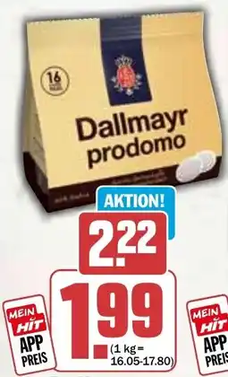 HIT Dallmayr Kaffeepads Angebot