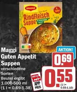 HIT Maggi Guten Appetit Suppen Angebot