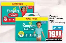 HIT Pampers Maxi Economy Pack Angebot