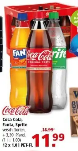 Multi Markt Coca Cola, Fanta, Sprite Angebot