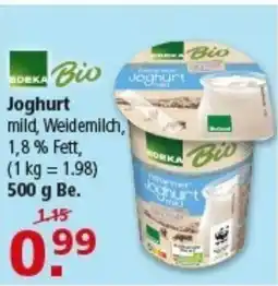 Multi Markt EDEKA Bio Joghurt Angebot