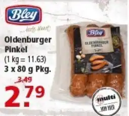 Multi Markt Bley Oldenburger Pinkel Angebot