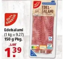 Multi Markt GUT&GÜNSTIG Edelsalami Angebot