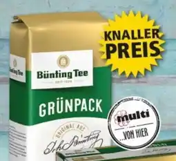 Multi Markt Bünting Tee Grünpack Angebot
