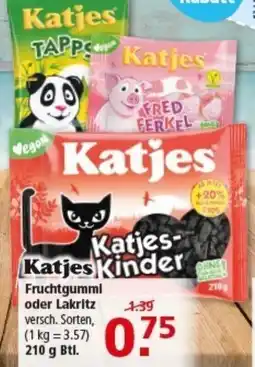 Multi Markt Katjes Fruchtgummi oder Lakritz Angebot
