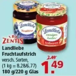 Multi Markt ZENTIS Landliebe Fruchtaufstrich Angebot