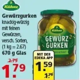 Multi Markt Kühne Gewürzgurken Angebot