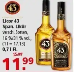 Multi Markt Licor 43 Span. Likör Angebot