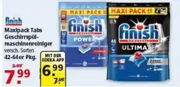 Multi Markt finish Maxipack Tabs Geschirrspül- maschinenreiniger Angebot