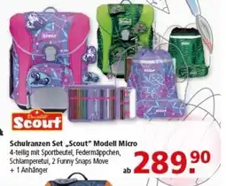 Multi Markt Schulranzen Set „Scout" Modell Micro Angebot