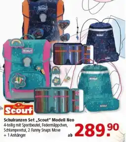 Multi Markt Schulranzen Set „Scout" Modell Neo Angebot