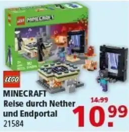 Multi Markt LEGO MINECRAFT Reise durch Nether und Endportal Angebot
