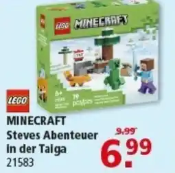 Multi Markt LEGO MINECRAFT Steves Abenteuer In der Taiga Angebot