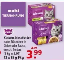 Multi Markt whiskas Katzen-Nassfutter Angebot