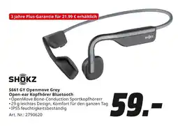 MediaMarkt SHOKZ S661 GY Openmove Grey Open-ear Kopfhörer Bluetooth Angebot