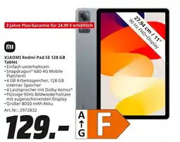 MediaMarkt XIAOMI Redmi Pad SE 128 GB Tablet Angebot