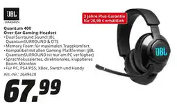 MediaMarkt JBL Quantum 400 Over-Ear Gaming-Headset Angebot