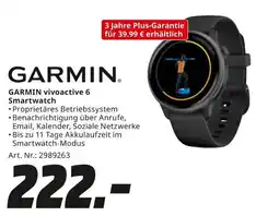 MediaMarkt GARMIN Vivoactive 6 Smartwatch Angebot